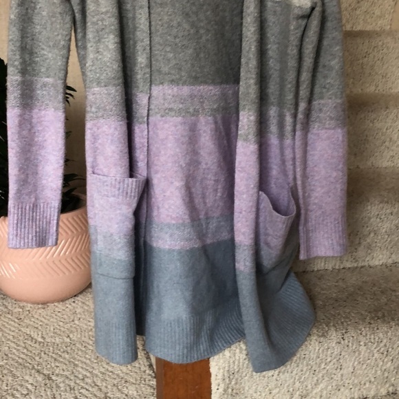 A New Day Ombre Fuzzy Soft Open Long Line Cardigan - Picture 5 of 8